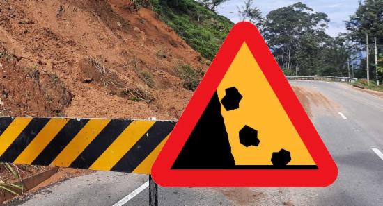 Landslide warnings issued to five districts